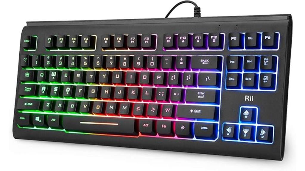 rgb backlit wired keyboard