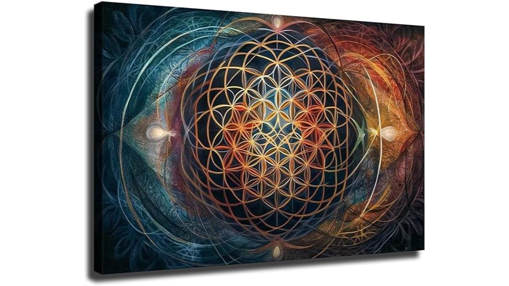 sacred geometry canvas print