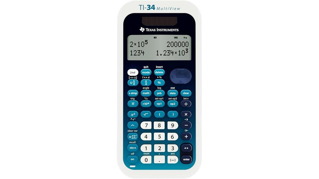 scientific calculator with multiple views