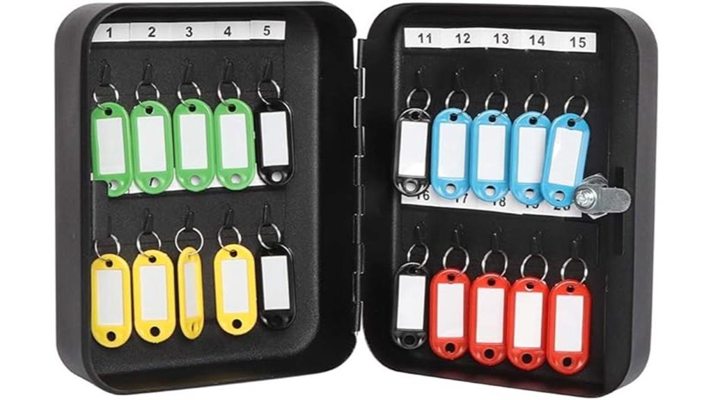 secure key cabinet wall mount