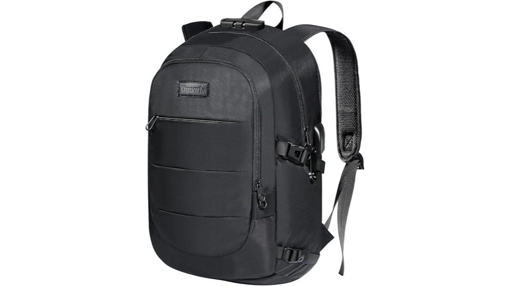 secure laptop backpack with usb