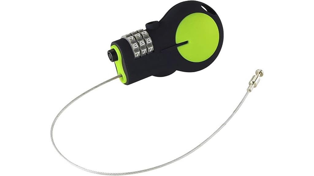 secure steel cable lock
