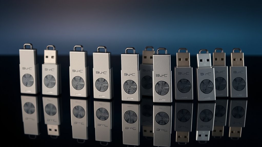 secure usb c biometric drives