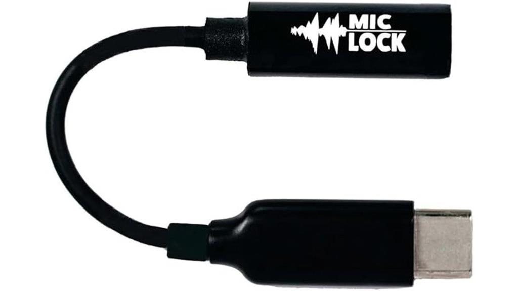 secure usb c microphone lock