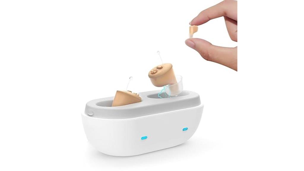 senior noise canceling rechargeable hearing aids