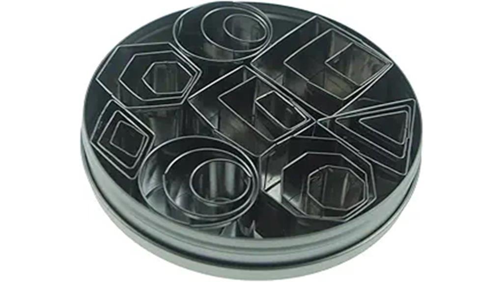 set of 24 small cutters