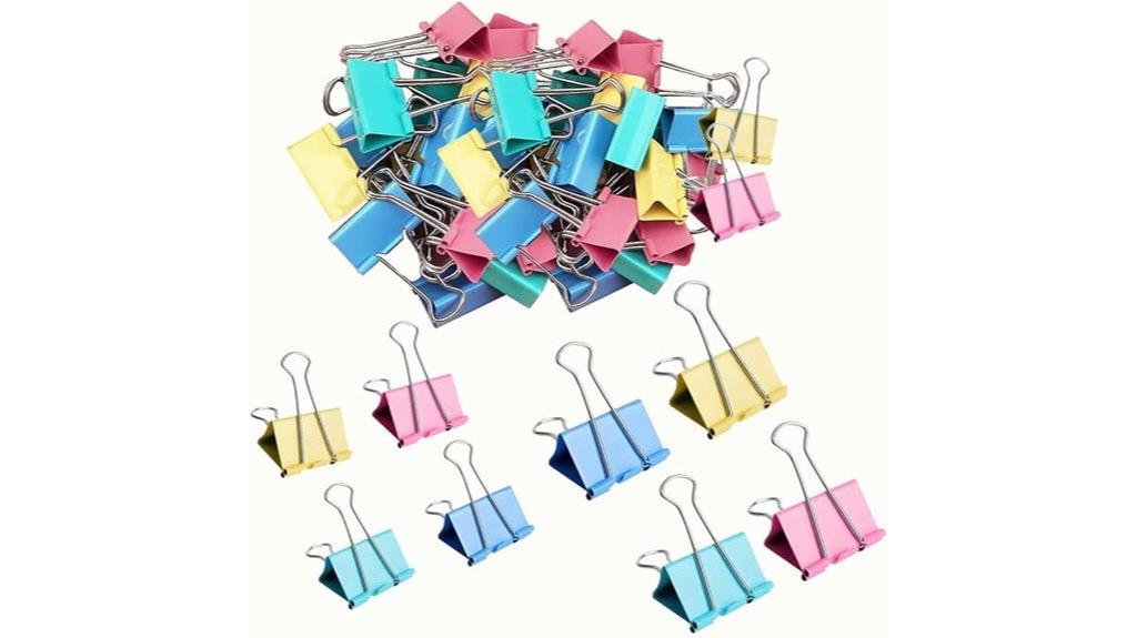 set of 60 assorted clips