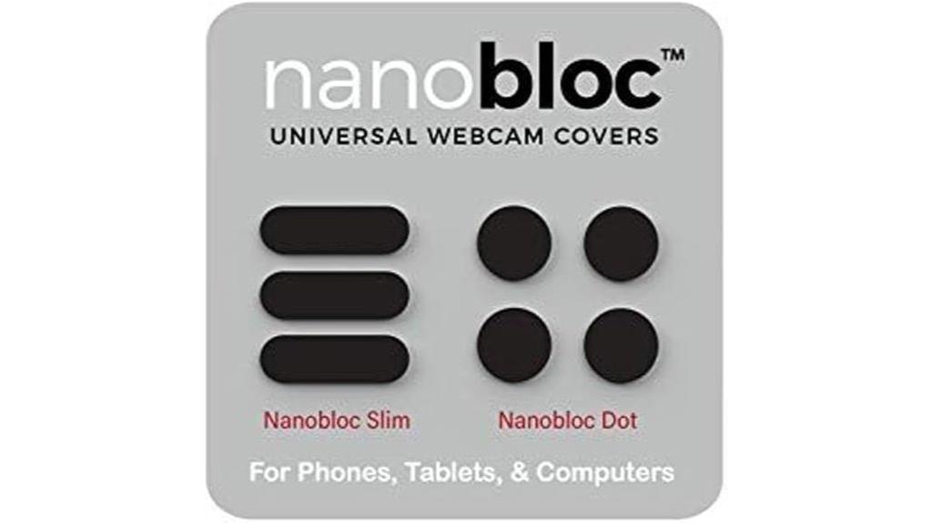seven piece black camera blocker