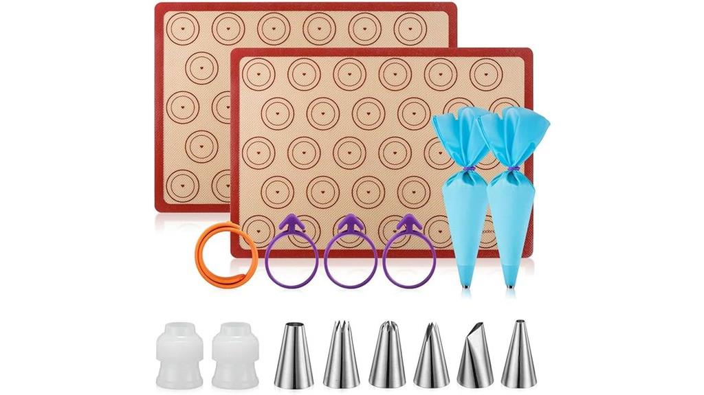 silicone baking mats kit