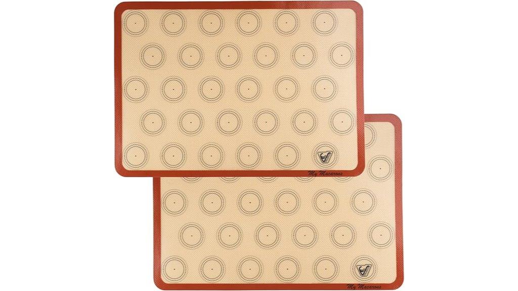 silicone macaron baking mats