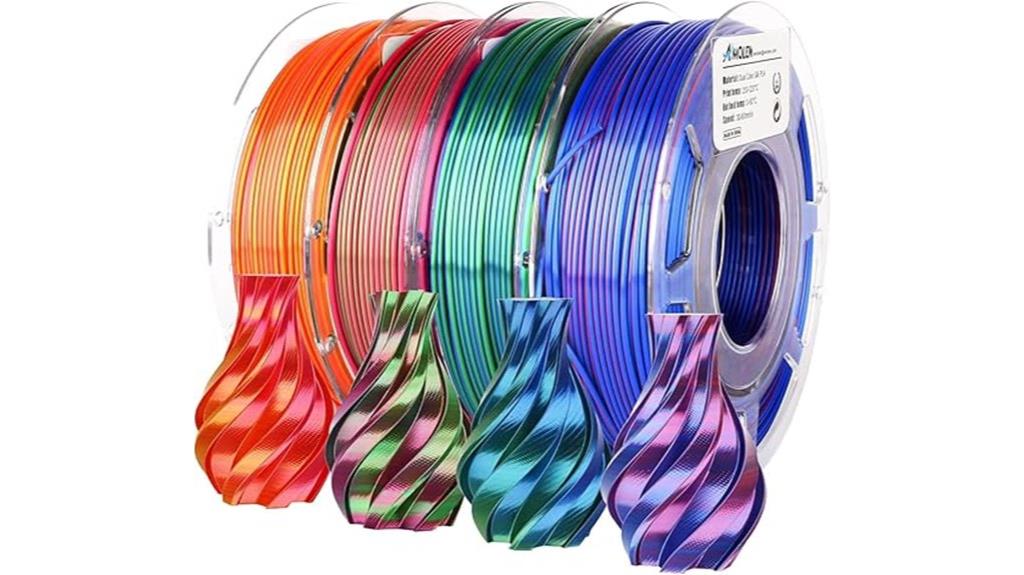silk pla 3d filament