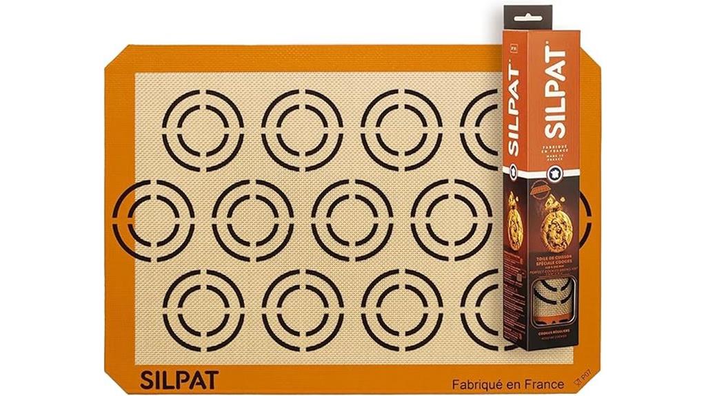 silpat baking mat size