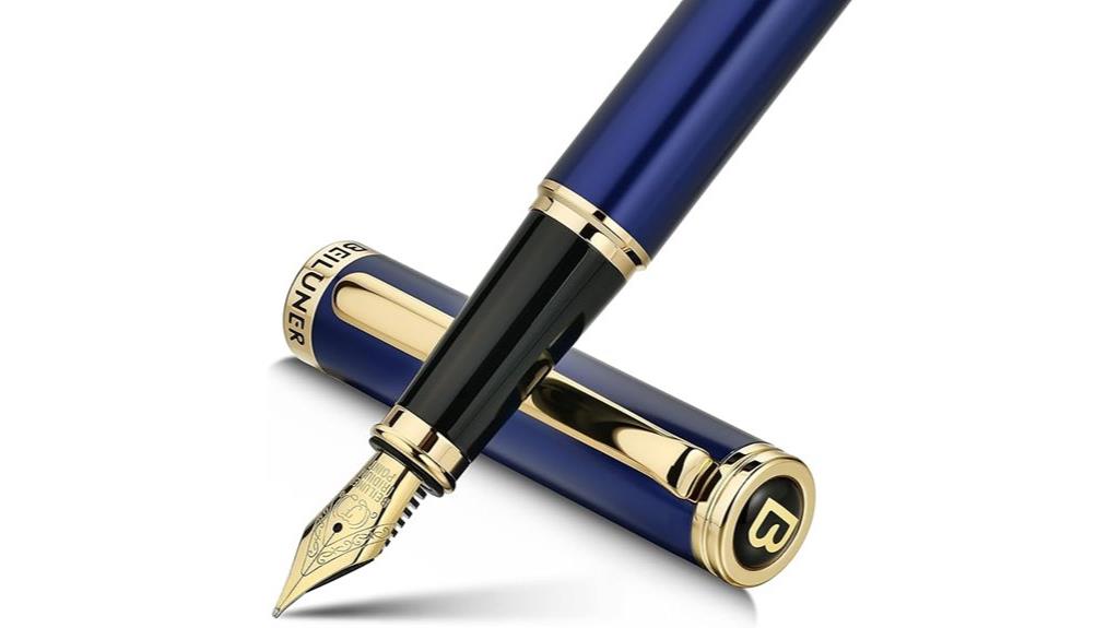 silver chrome fountain pen
