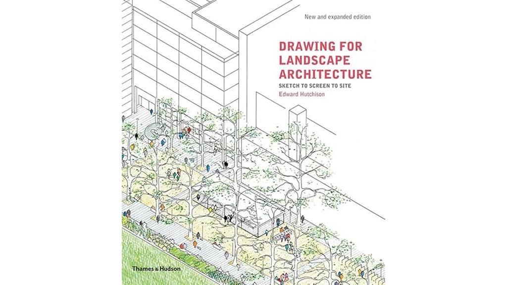 sketching landscape designs visually