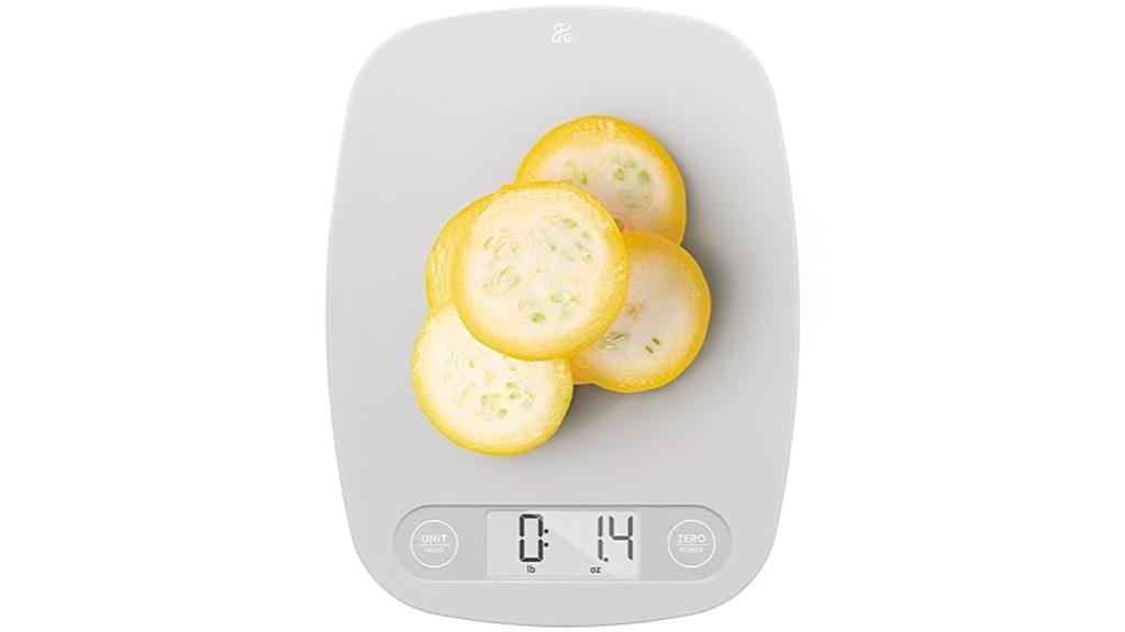 slim digital kitchen scale
