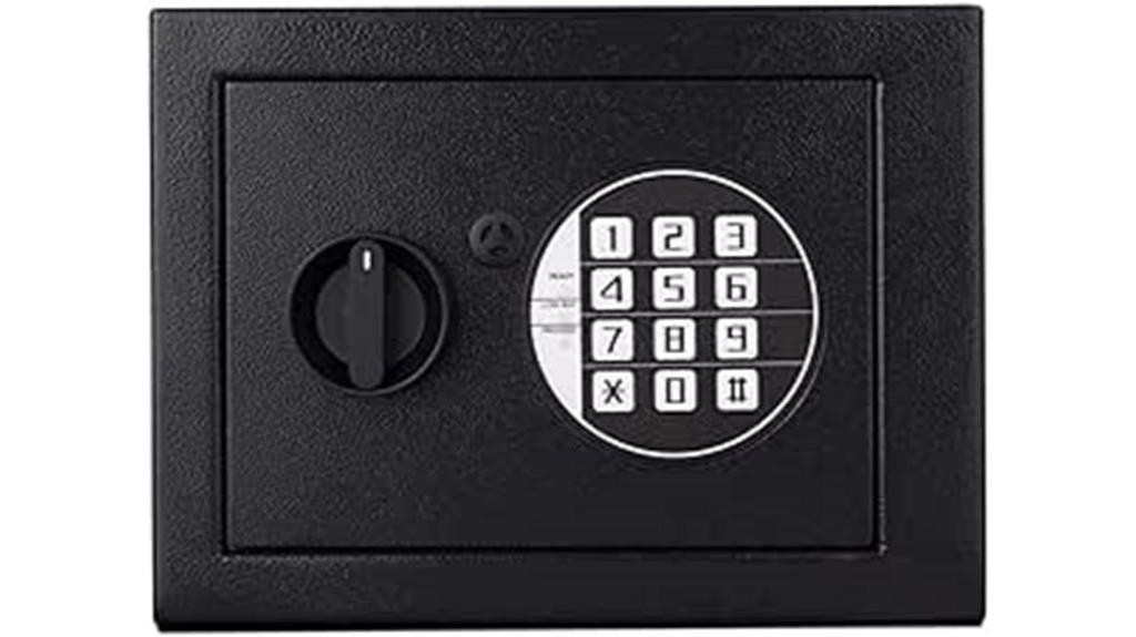 small steel wall safe