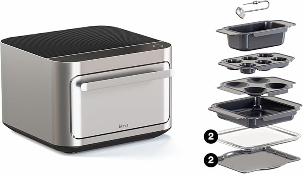 smart oven with breakfast set