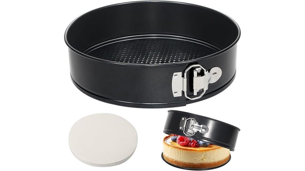 springform pan with parchment