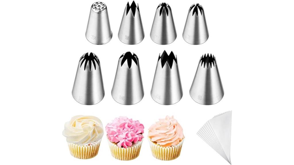 stainless steel pastry set