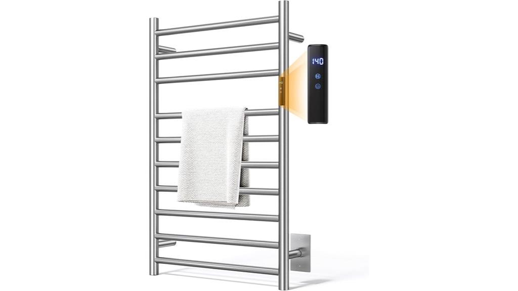stainless steel wall towel rack
