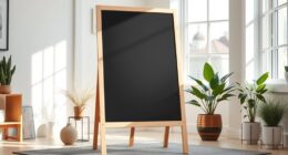 stylish chalkboard easel selections