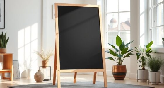 stylish chalkboard easel selections