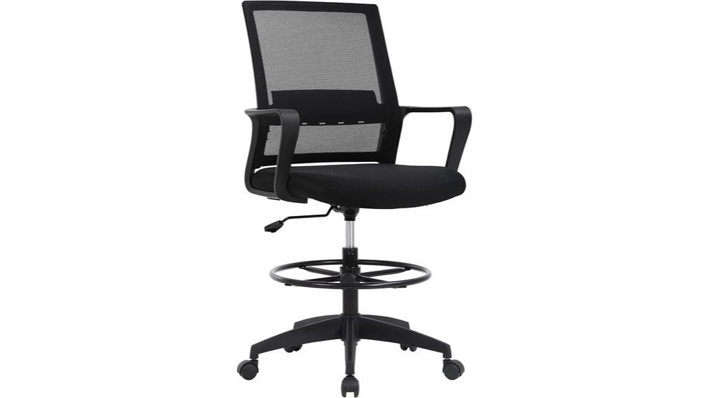 tall office chair with support