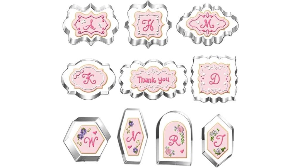 ten piece large cookie cutter