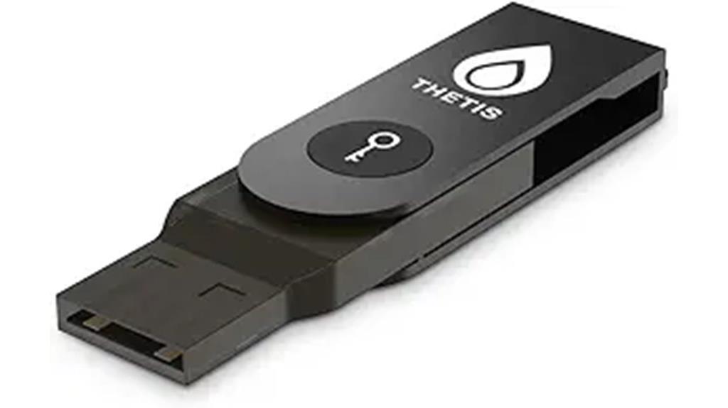 thetis aluminum usb security
