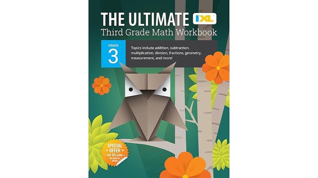 third grade math workbook