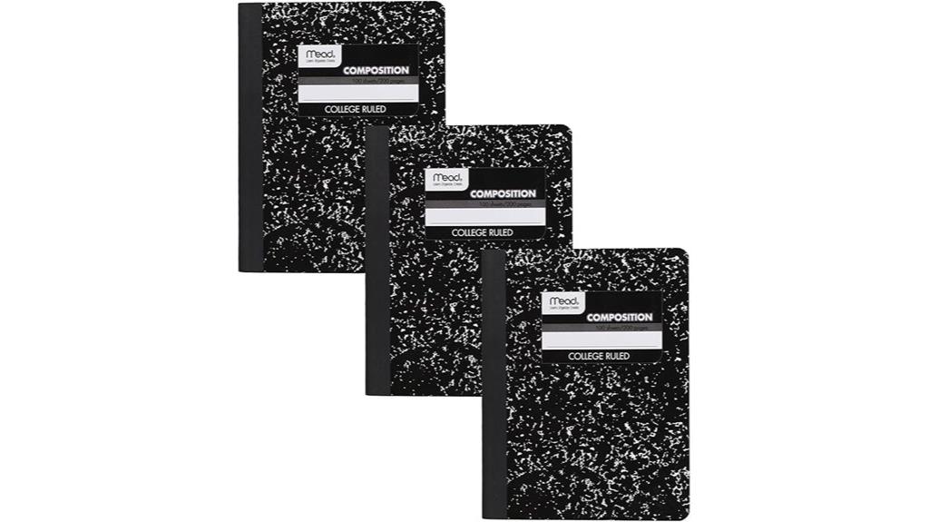 three notebook pack
