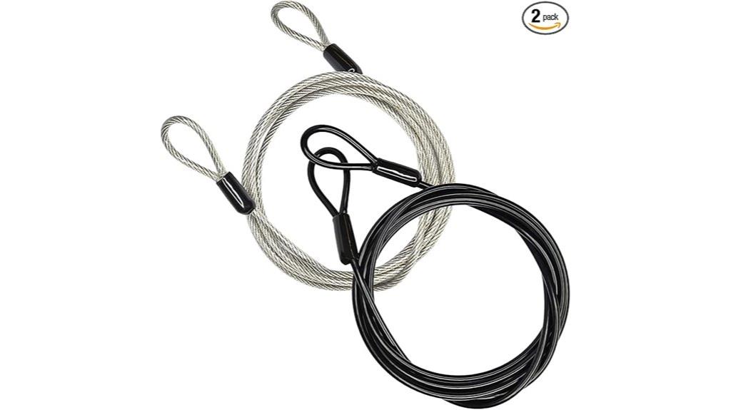 three pack cable locks