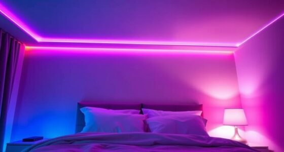 top bedroom led strip ideas