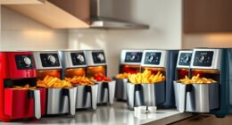 top double door air fryers