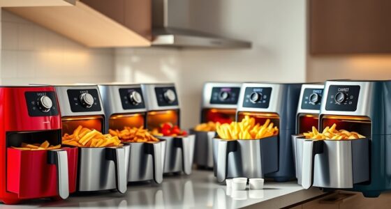top double door air fryers