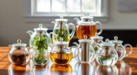 top glass teapots with infusers