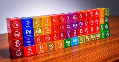 top periodic table blocks