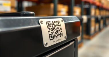top qr asset tag stickers