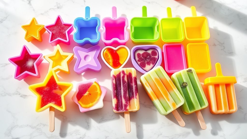 top silicone ice pop molds