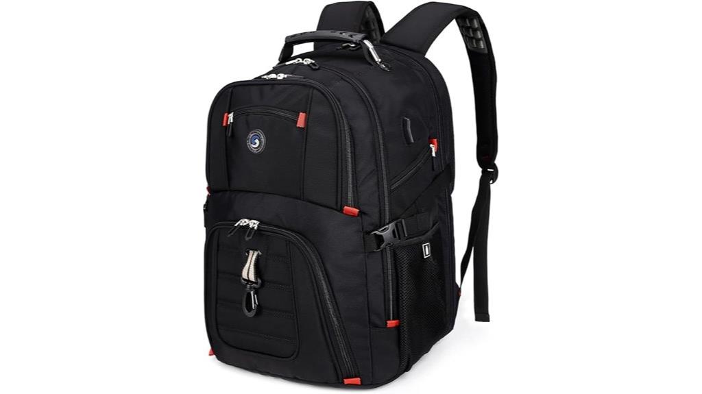 travel backpack with usb