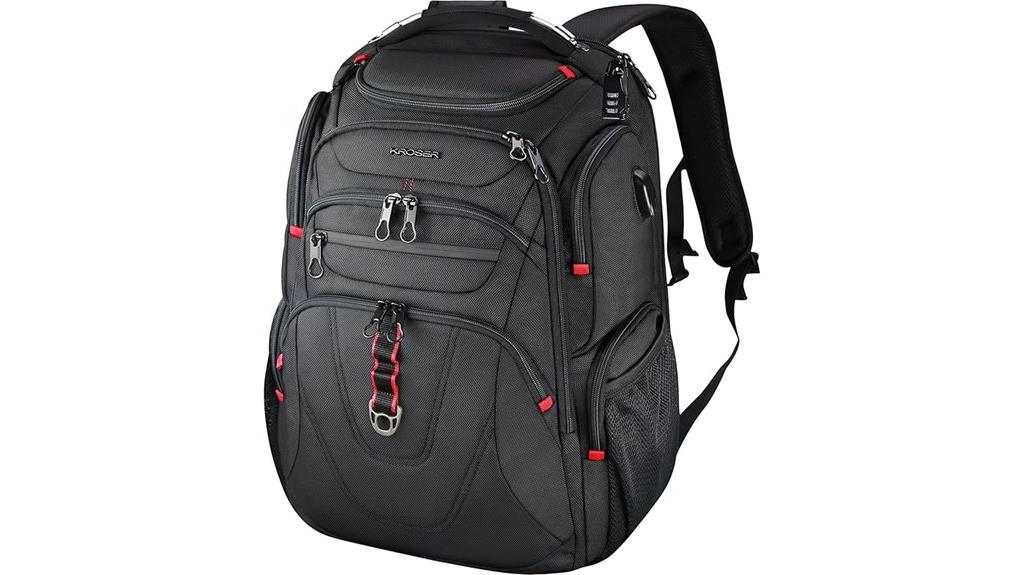 travel friendly 17 3 inch backpack