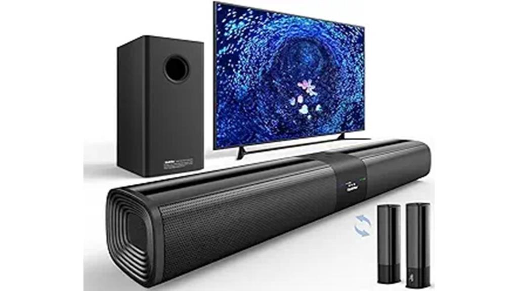 tv soundbar with subwoofer