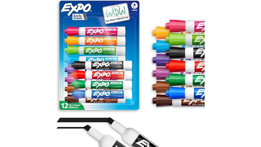 twelve expo dry markers