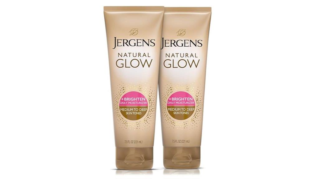 two bottles of tan