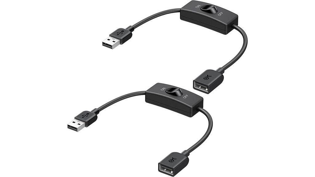 two pack usb switch cables