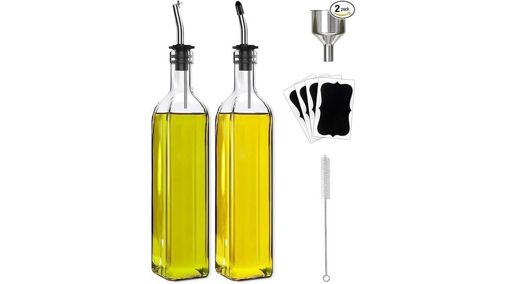 two piece olive oil dispensers