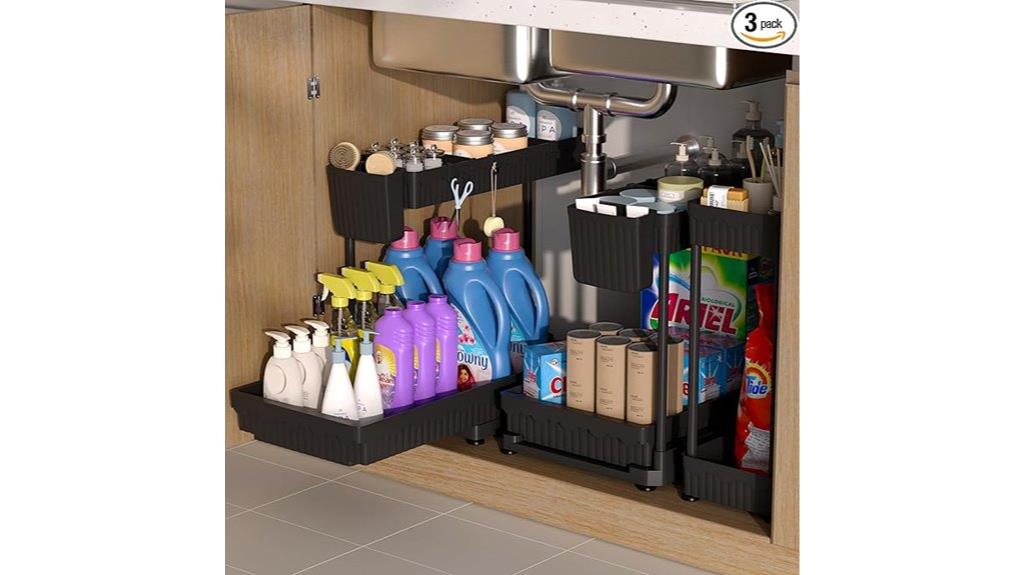 under sink storage set