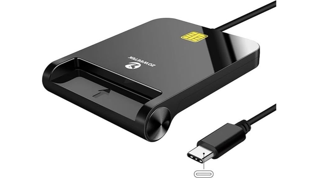 usb c cac card reader