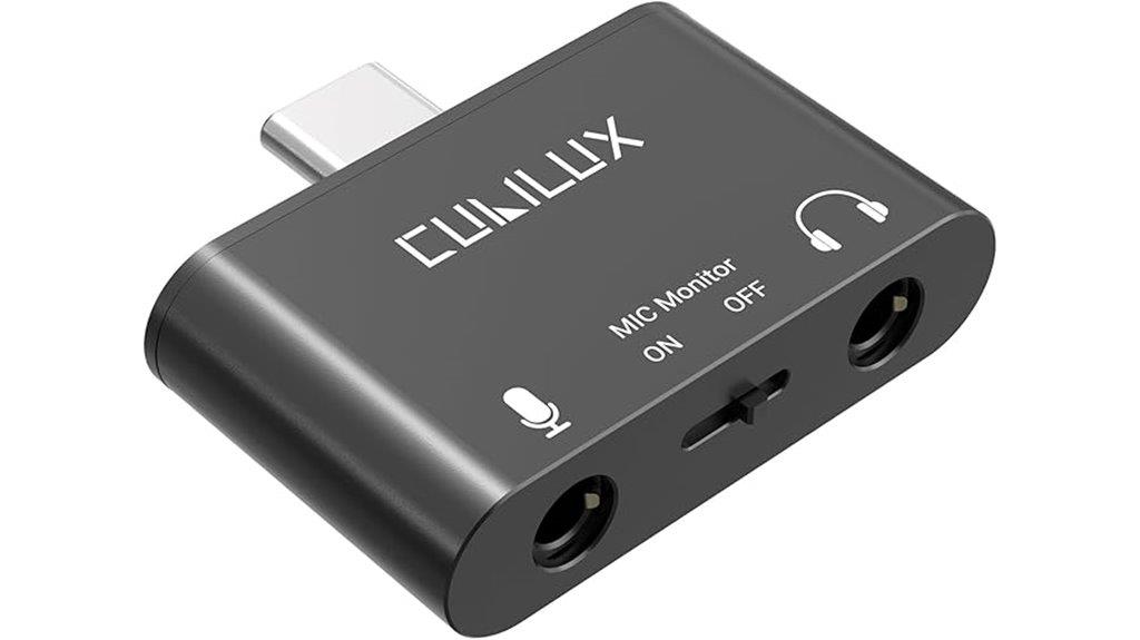 usb c microphone monitor