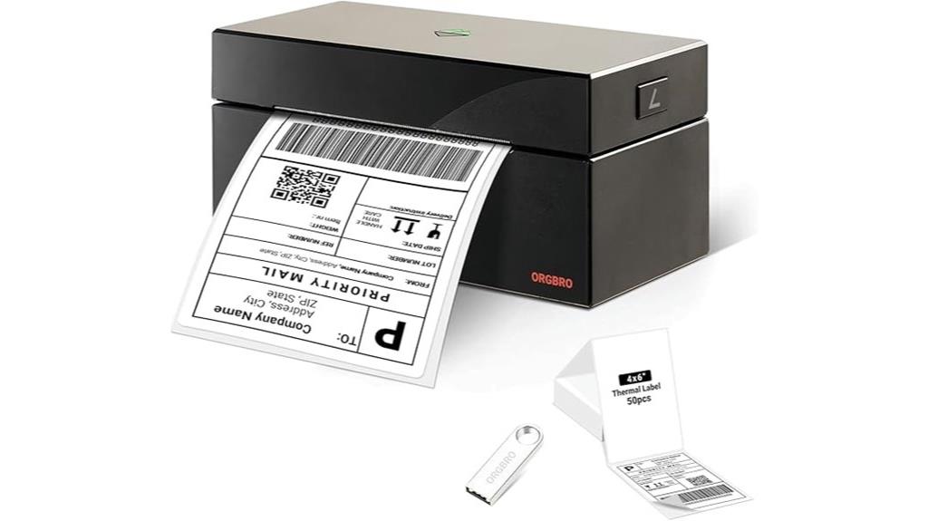 usb shipping label printer